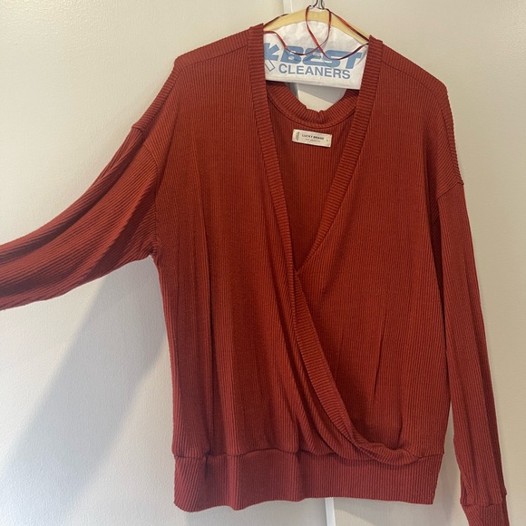 Lucky Brand Cross Sweater - Picture 1 of 2